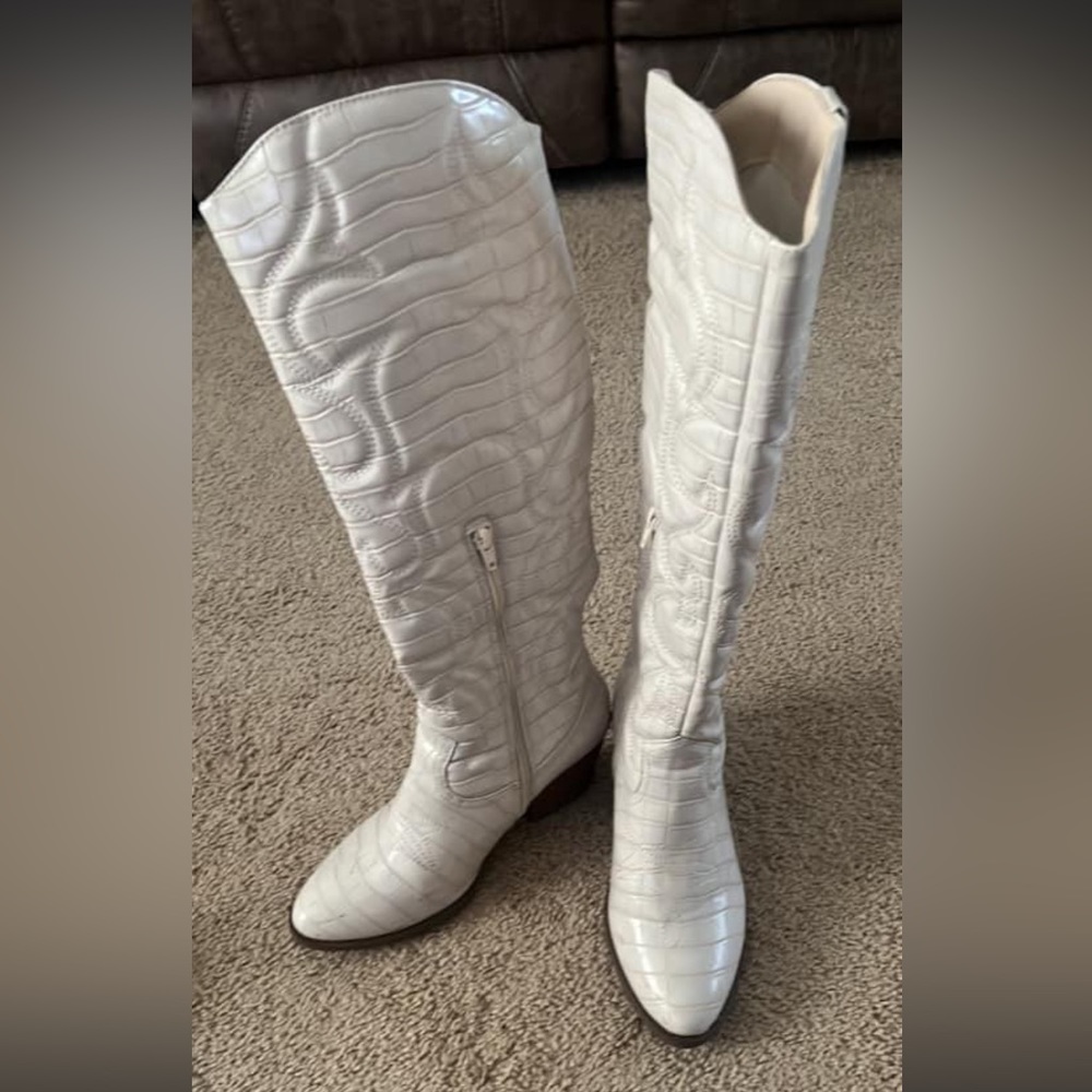 cowboy boots worn twice